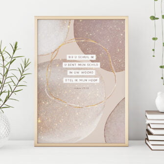 Poster: Bij U schuil ik