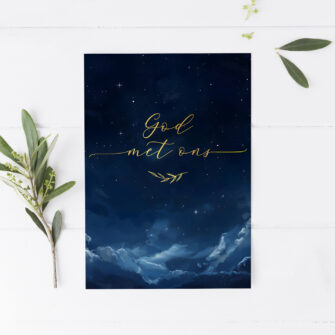 Nieuw ✨ Kerstkaart: God met ons