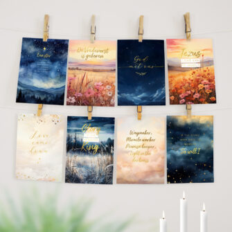 Nieuw ✨ Kerstkaartenset Eeuwig Licht ✨